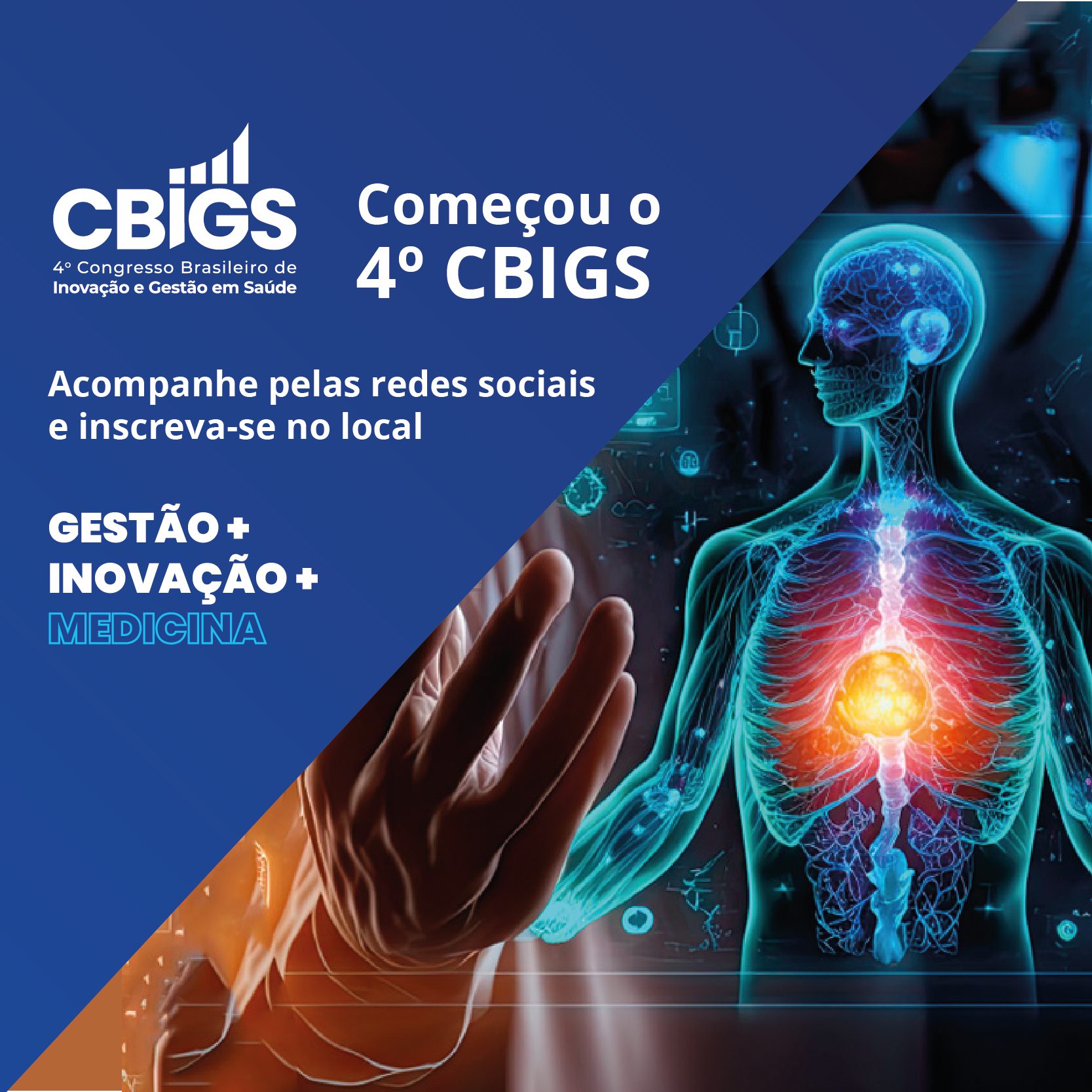 4º Congresso Brasileiro de Inovação e Gestão em Saúde começa com programação inovadora em São Paulo