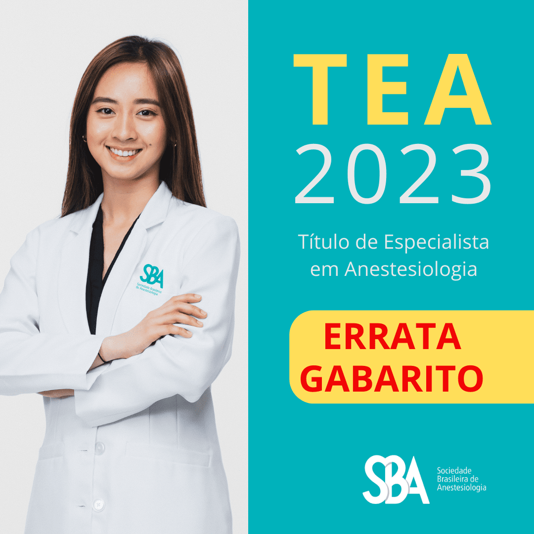 Errata Gabarito – TEA 2023