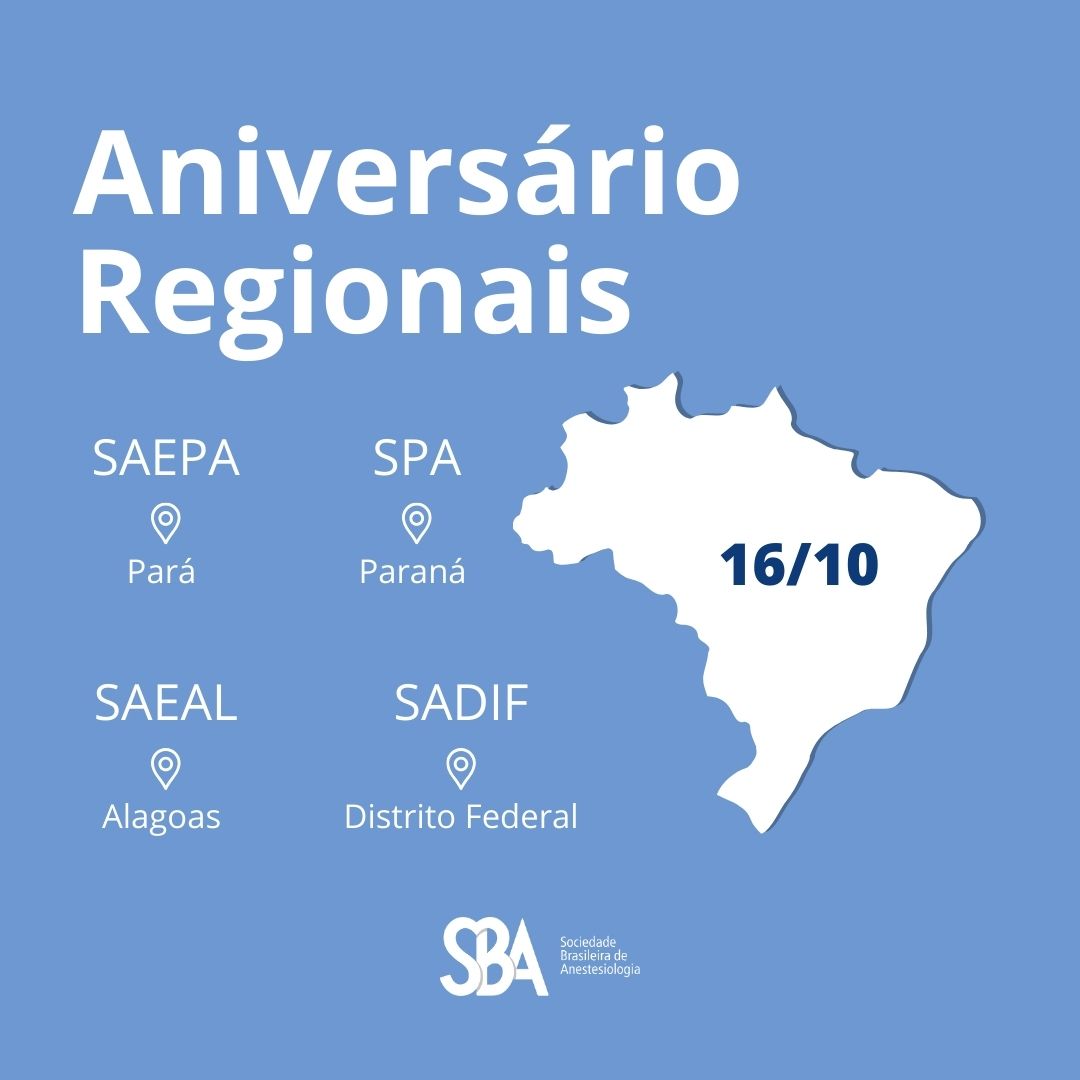 Aniversário Regionais: SAEPA, SPA, SAEAL e  SADIF