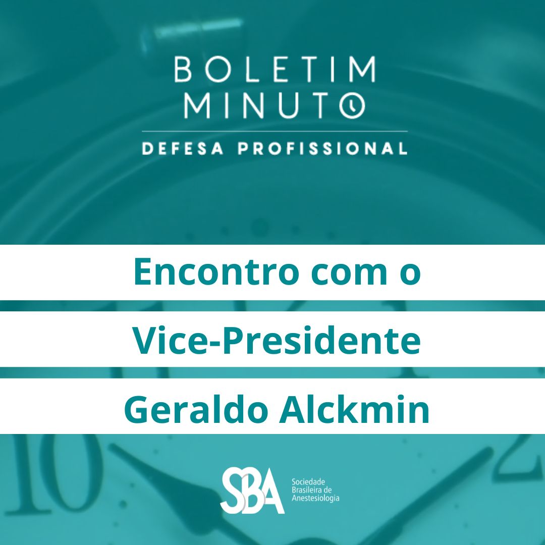 Boletim Minuto – Encontro com o Vice-Presidente do Brasil Geraldo Alckmin