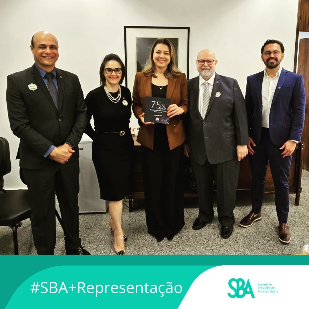 Representantes da SBA e da SADIF foram recebidos em Brasília pela Senadora Leila Gomes de Barros Rêgo