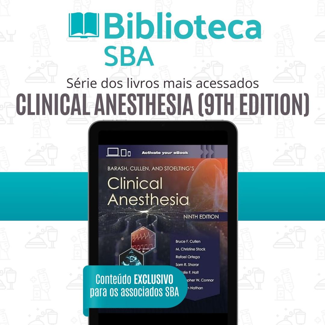 Confira a série dos livros mais acessados: Clinical Anesthesia
