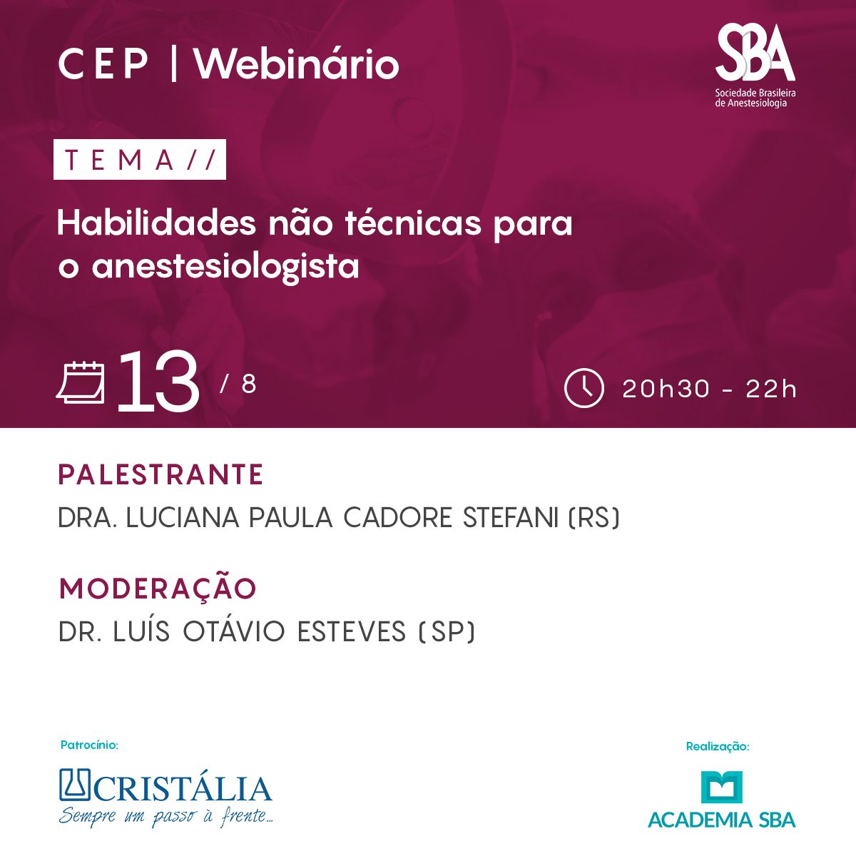 Webinário – CEP