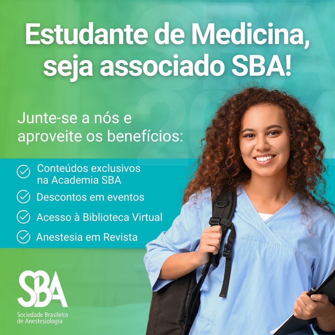 Estudante de Medicina, seja associado SBA!