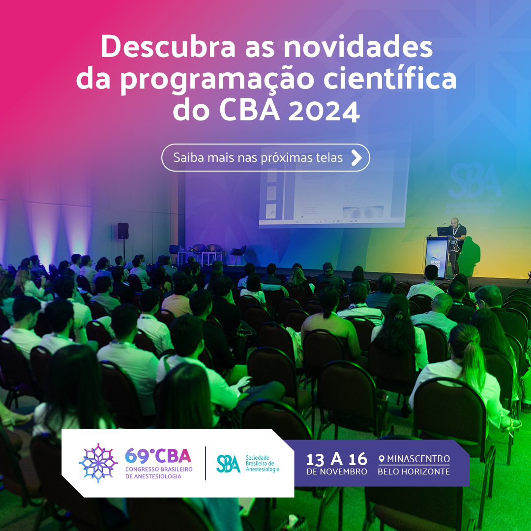 Descubra algumas novidades da programação científica do CBA 2024