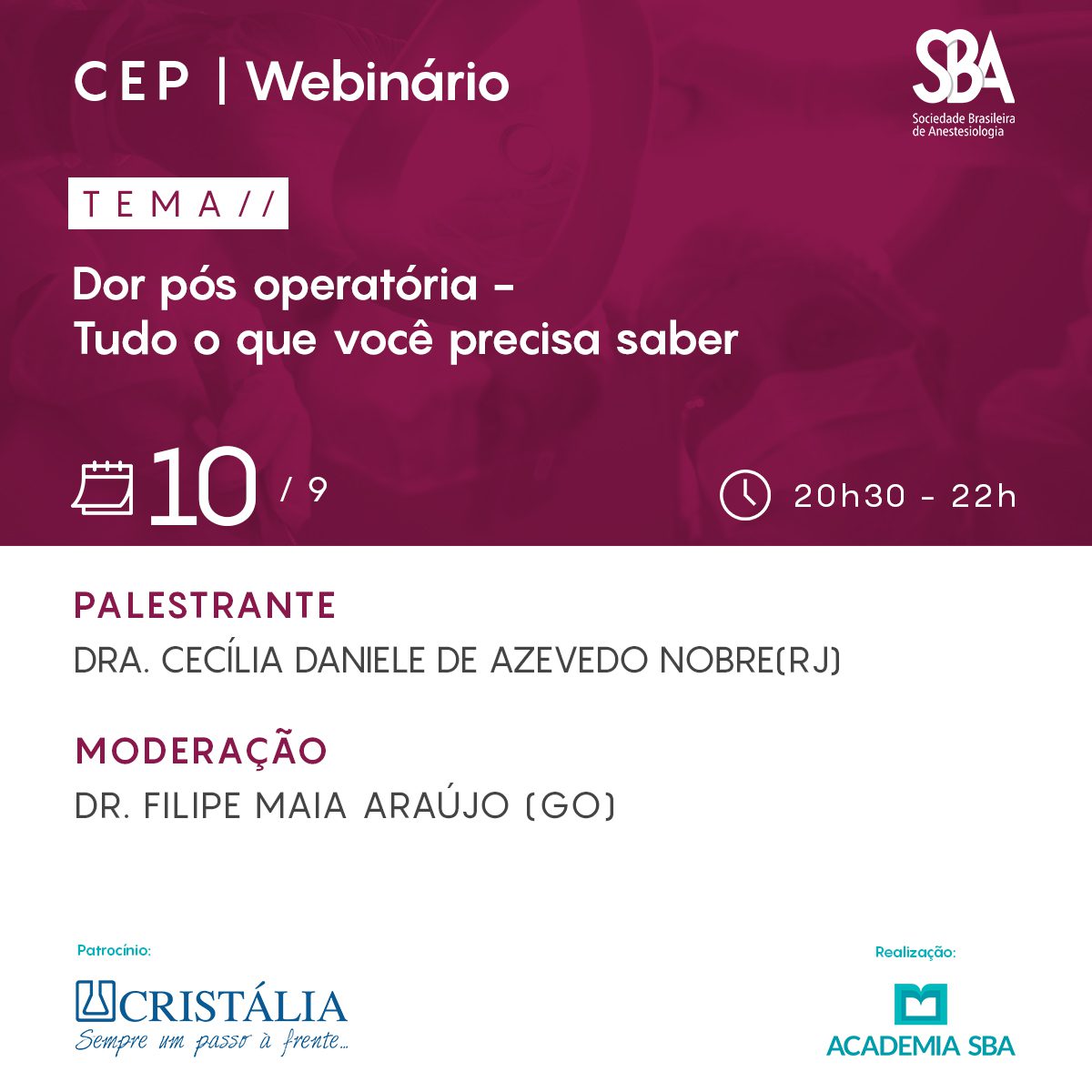 Webinário – CEP