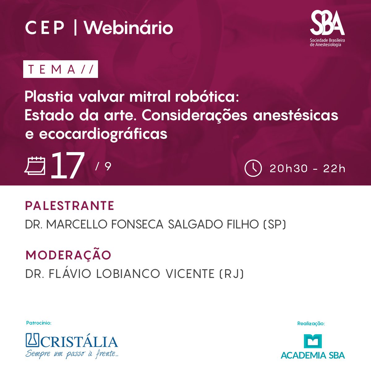 Webinário – CEP