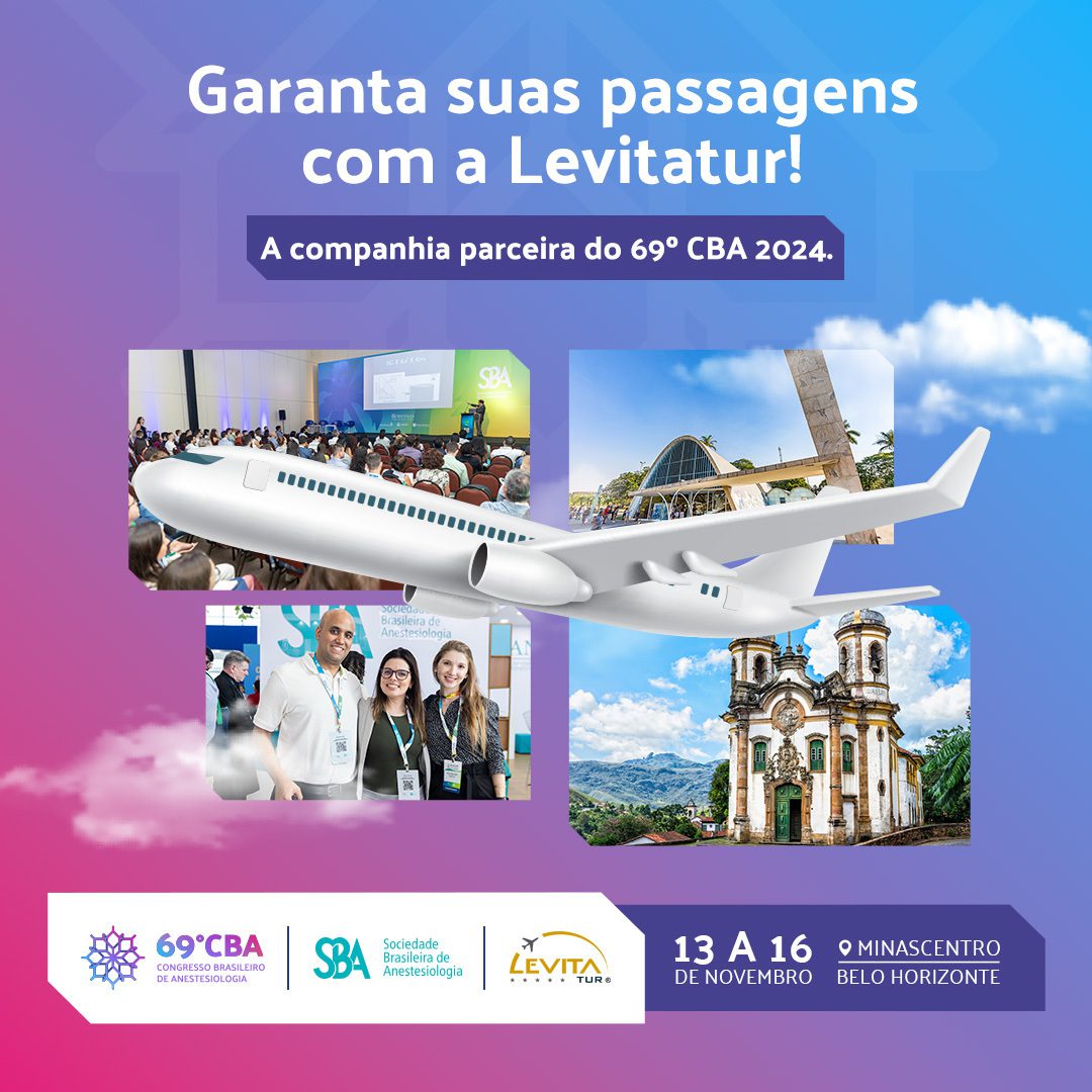 Garanta as suas passagens para o CBA 2024 com a Levitatur e conheça os hotéis parceiros