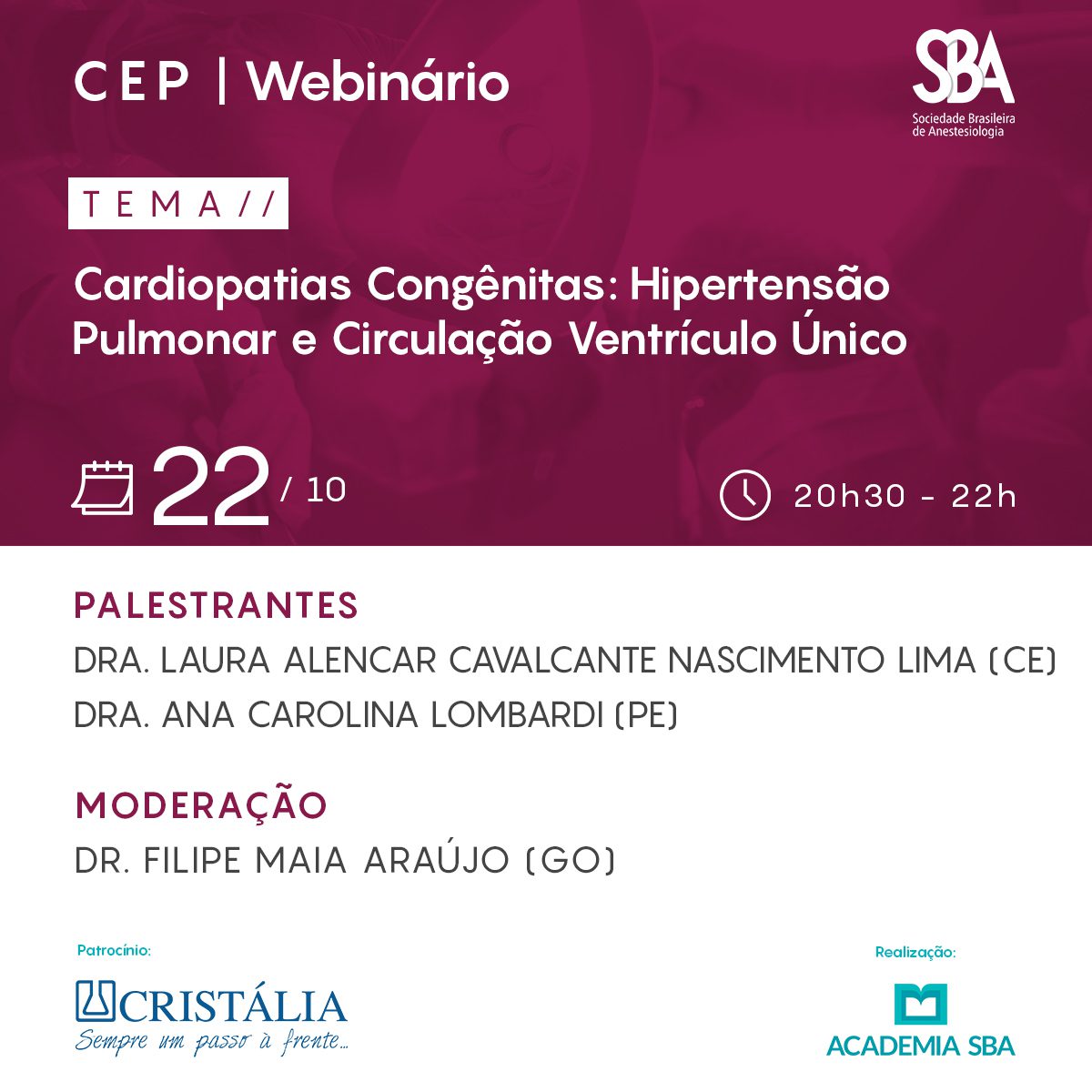 Webinário CEP