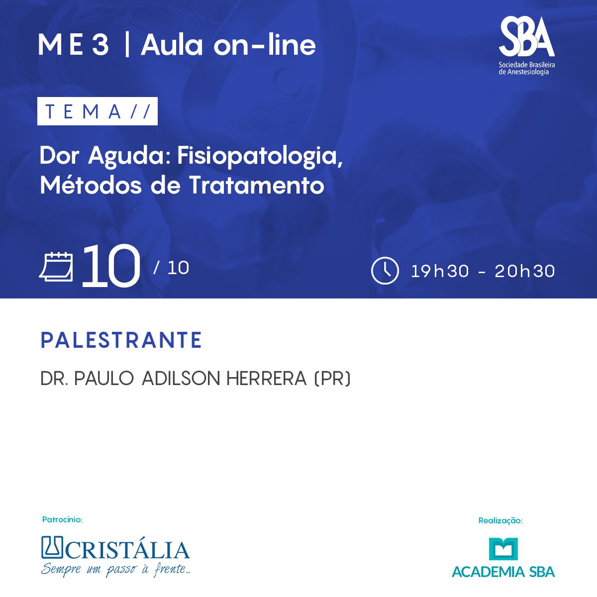 Webinário – ME3